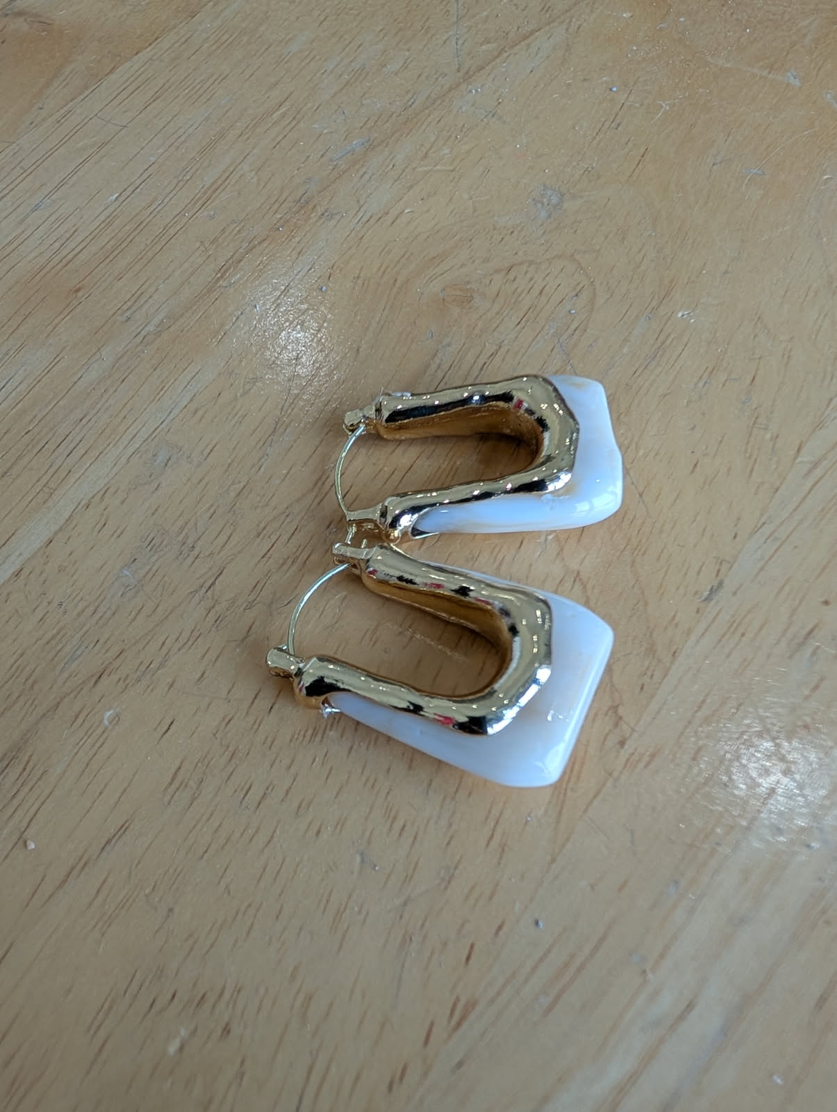 U-Shape Art Deco Earrings